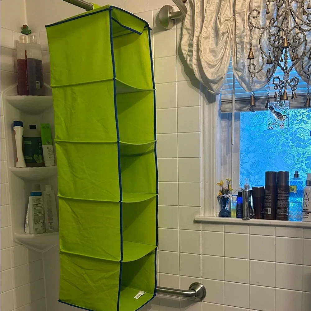Green Hanging Closet Organizer